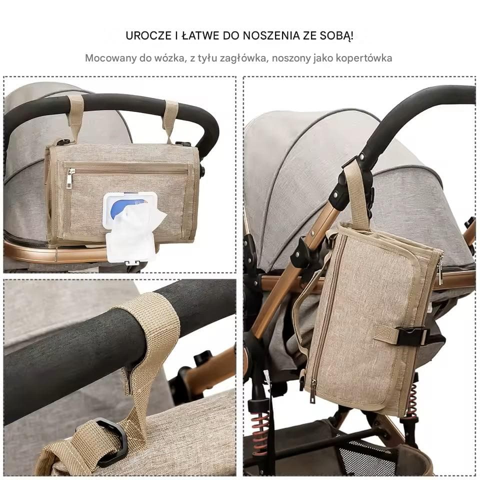 Wielofunkcyjny Organizer 3w1 – Twoje Centrum Przewijania w Każdej Sytuacji